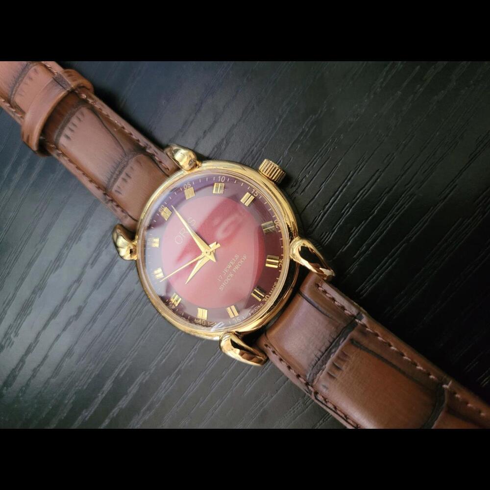 RARE Mint Condition Oris AM044 Vintage Swiss Hand Wind Men's Watch